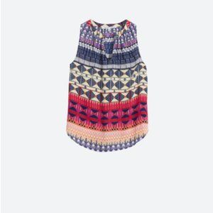 Bertona Split Neck Blouse